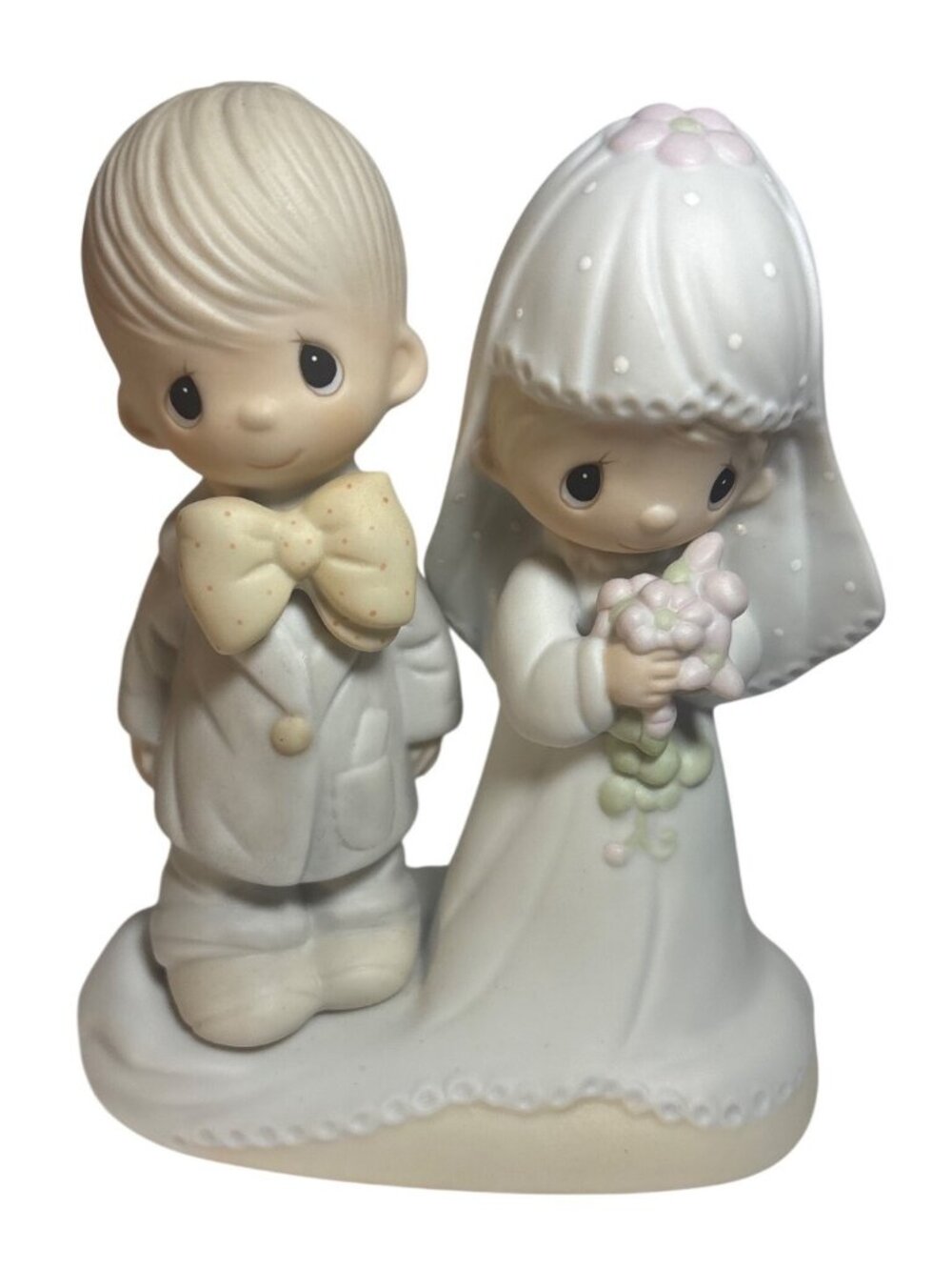 Precious Moments Wedding Figure '79 The Lord Bless You & Keep You Enesco E-3114